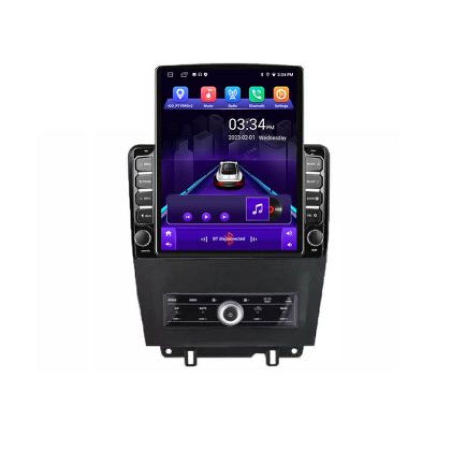 Navigatie Ford Mustang 2009-2014 ecran tip TESLA 9.7" cu Android Radio Bluetooth Internet GPS WIFI 2+32 DSP Quad Core - imagine 6