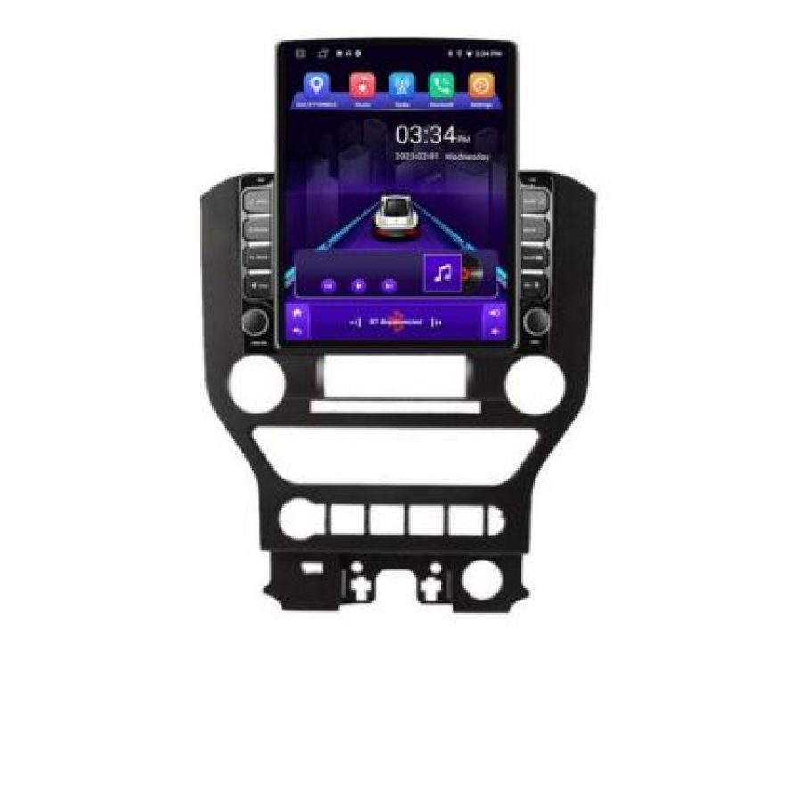 Navigatie Ford Mustang 2015-2020 K-MUSTANG ecran tip TESLA 9.7" cu Android Radio Bluetooth Internet GPS WIFI 2+32 DSP - imagine 6