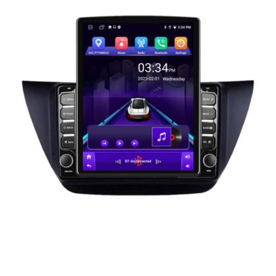 Navigatie Mitubishi Lancer 2001-2007 K-lancer07 ecran tip TESLA 9.7" cu Android Radio Bluetooth Internet GPS WIFI 2+32 - imagine 6