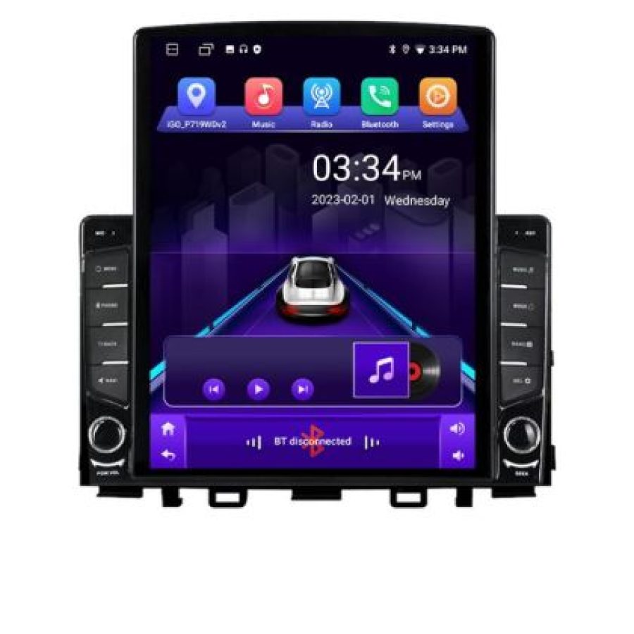 Navigatie Kia Stonic 2016-2020 Android radio gps internet quad core 2+32 ecran vertical 9.7" Kit-Stonic+EDT-E708 - imagine 6