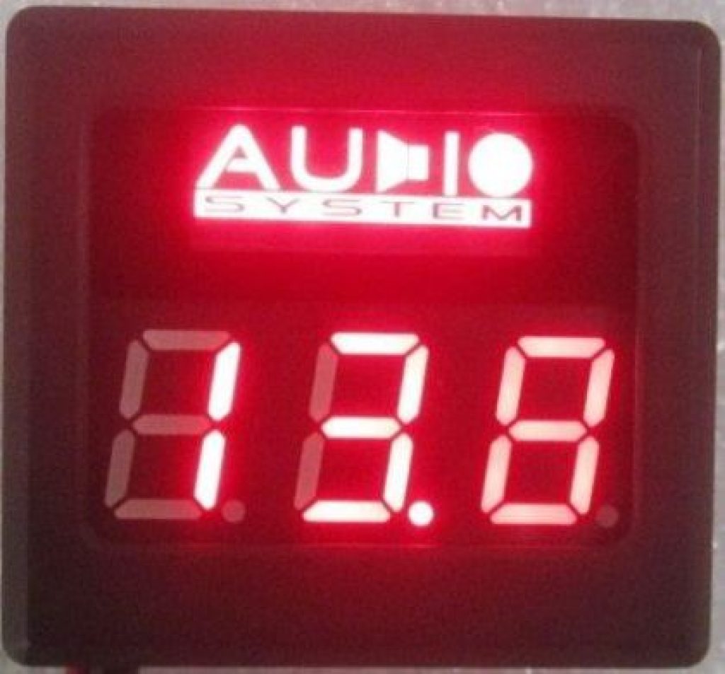 Voltimetru digital cu LED-uri de culoare roșie DVM 12 Audio System - imagine 8