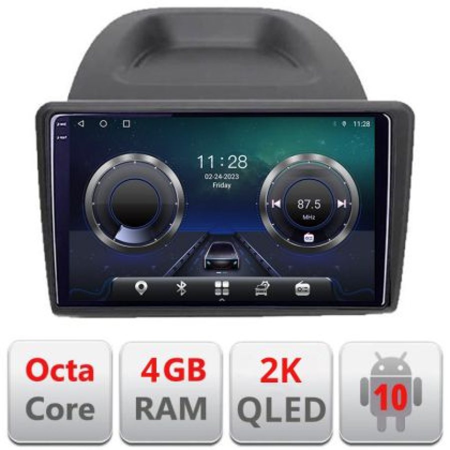 Navigatie Ford Fiesta C-256 Android Octa Core Ecran 2K QLED GPS 4G 4+32GB 360 KIT-256+EDT-E409-2K - imagine 8