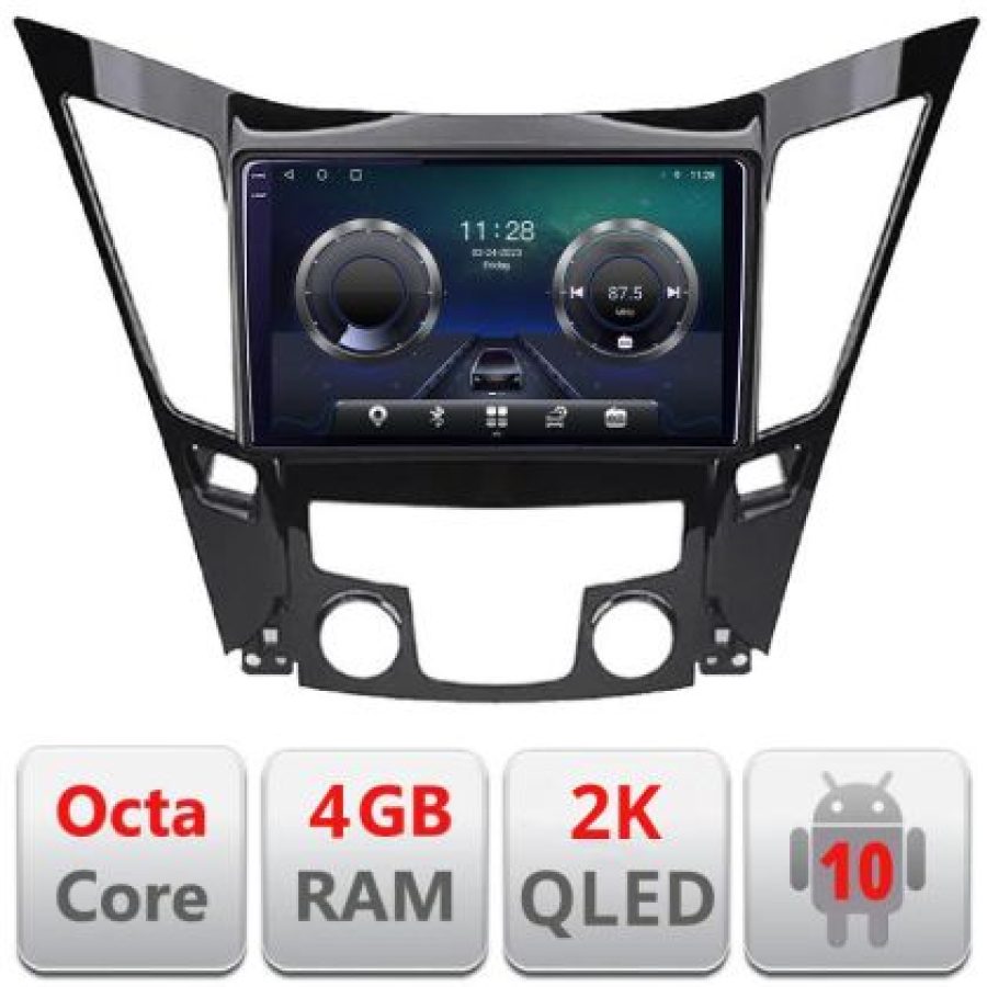 Navigatie HHyundai Sonata 2011-2015 C-259 Android Octa Core Ecran 2K QLED GPS 4G 4+32GB 360 KIT-259+EDT-E409-2K - imagine 8