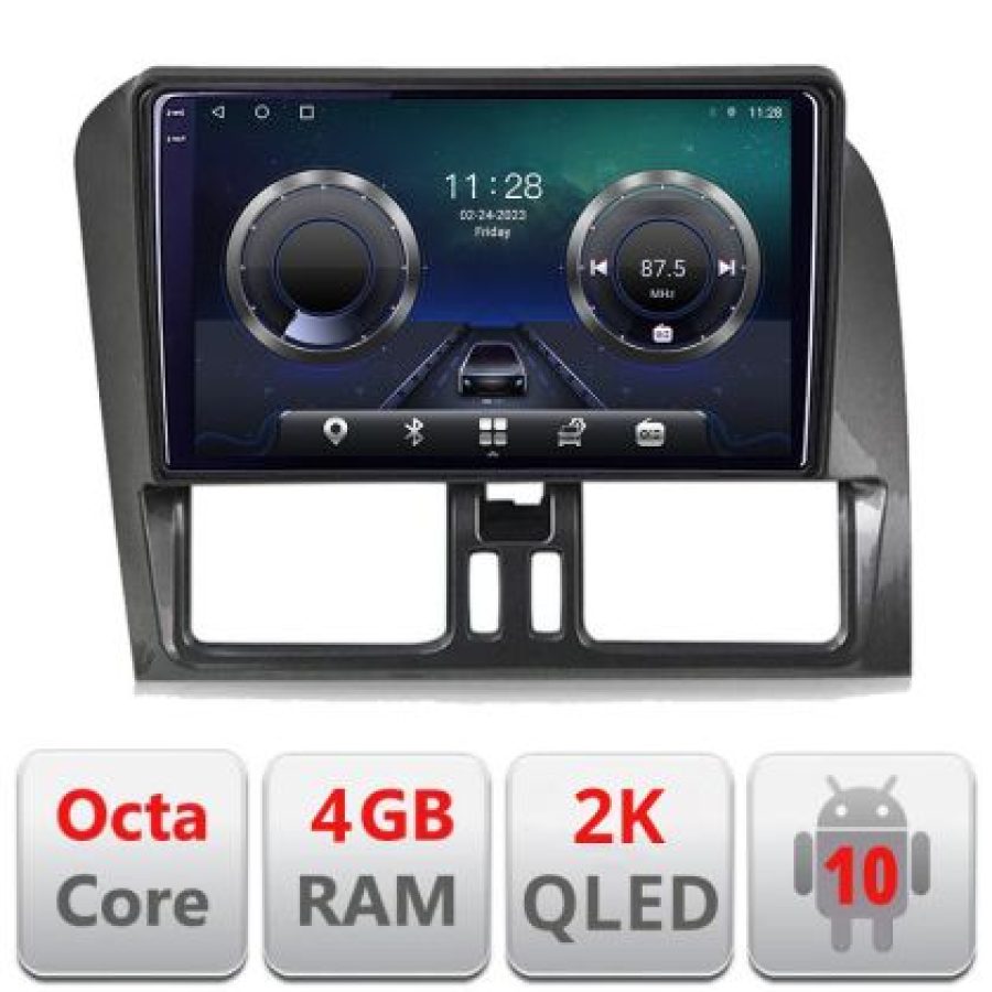 Navigatie dedicata Volvo XC60 C-272 Android Octa Core Ecran 2K QLED GPS  4G 4+32GB 360 KIT-272+EDT-E409-2K - imagine 8