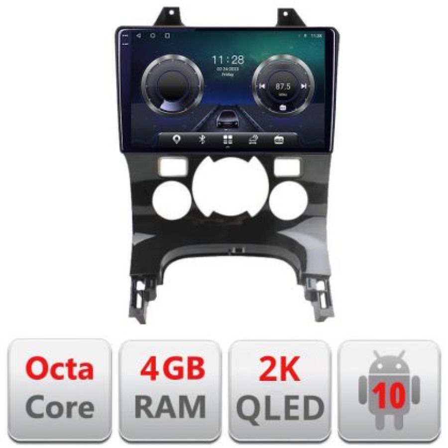 Navigatie Peugeot 3008 C-323 Android Octa Core Ecran 2K QLED GPS 4G 4+32GB 360 KIT-323+EDT-E409-2K - imagine 8