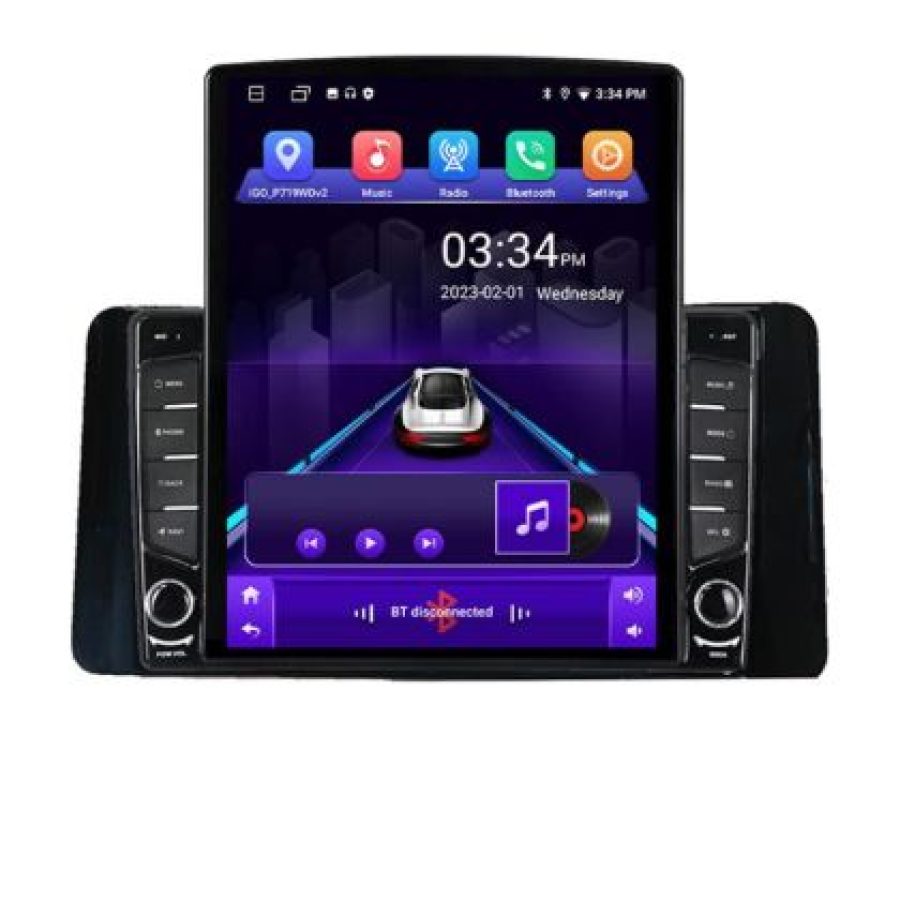 Navigatie Skoda Kamiq 2019- Android radio gps internet quad core 2+32 ecran vertical 9.7" Kit-kamiq+EDT-E708 - imagine 6