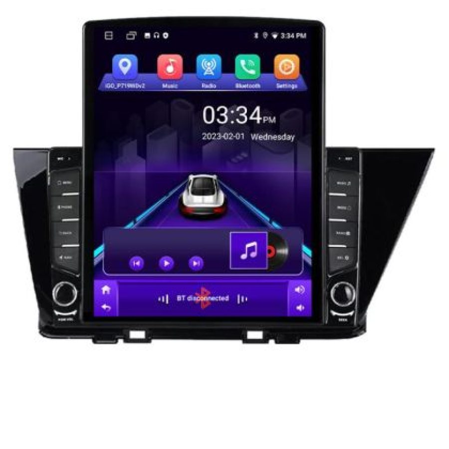 Navigatie Kia Niro 2017- Android radio gps internet quad core 2+32 ecran vertical 9.7" Kit-niro+EDT-E708 - imagine 6