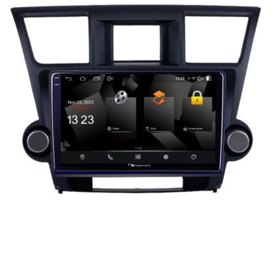 Navigatie Toyota Highlander 2007-2013 Android Octa Core Qualcomm 2K Qled 8+128 DTS DSP 360 4G Optical - imagine 4
