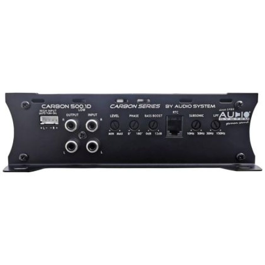 Amplificator Audio-Systems CARBON-500.1 D, 1x500 watts, in 2 sau 4 ohm, pentru subwoofer clasa D - imagine 6