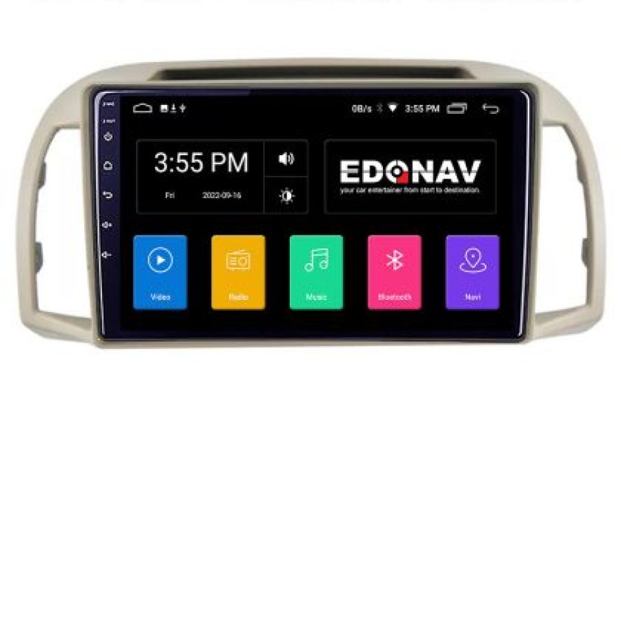 Navigatie Nissan Micra 2002-2010 Android radio gps internet 2+32 KIT-micra2003+EDT-E209 - imagine 5