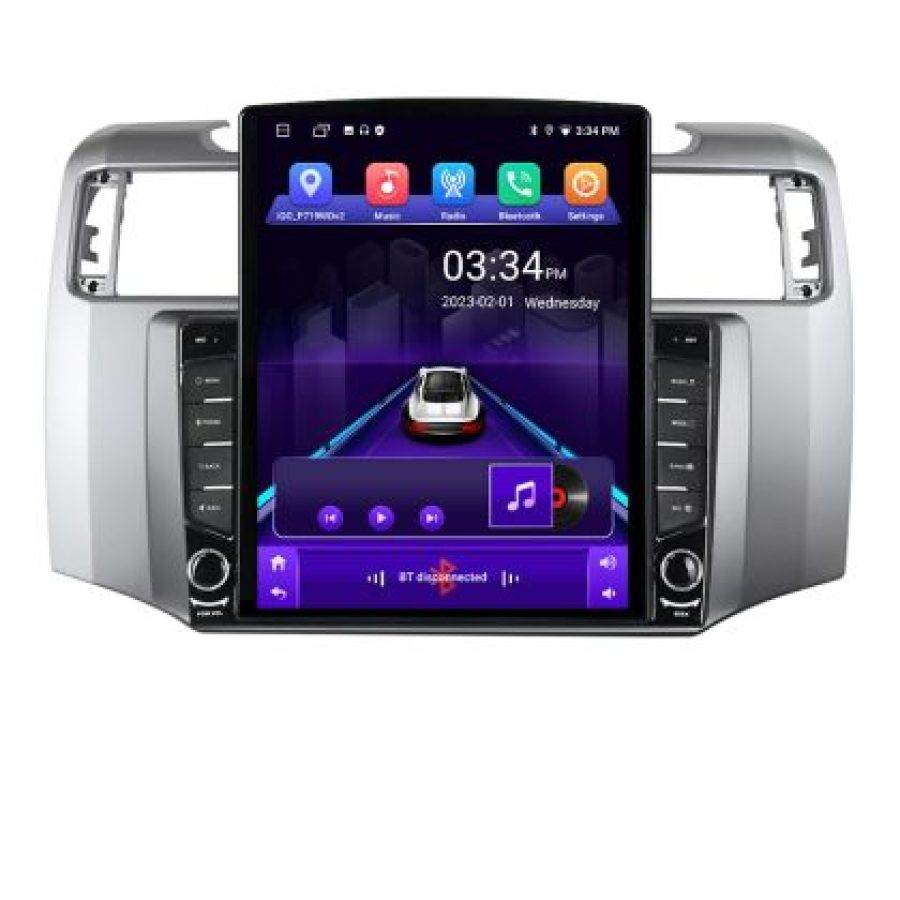 Navigatie Toyota 4runner 2009-2019 Android radio gps internet quad core 2+32 ecran vertical 9.7" KIT-4runner+EDT-E708 - imagine 6