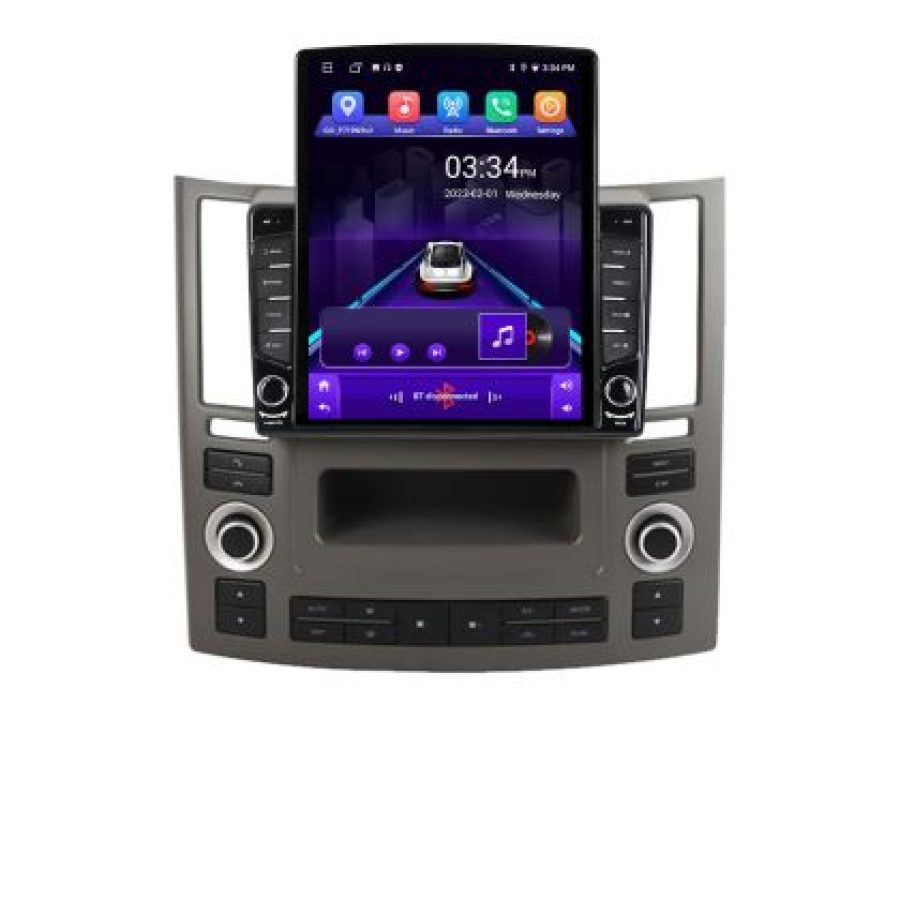 Navigatie Infiniti FX45 2007-2009 Android radio gps internet quad core 2+32 ecran vertical 9.7" fx45-old+EDT-E708 - imagine 6