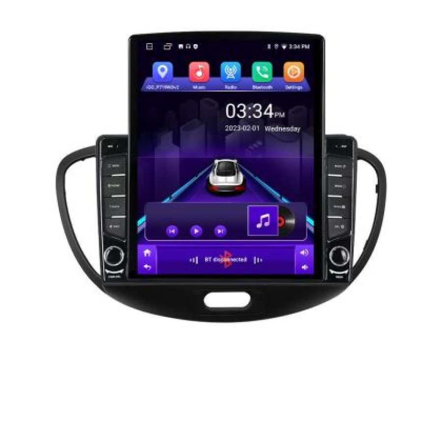 Navigatie HHyundai I10 2007-2013 Android radio gps internet quad core 2+32 ecran vertical 9.7" KIT-i10-2007+EDT-E708 - imagine 6