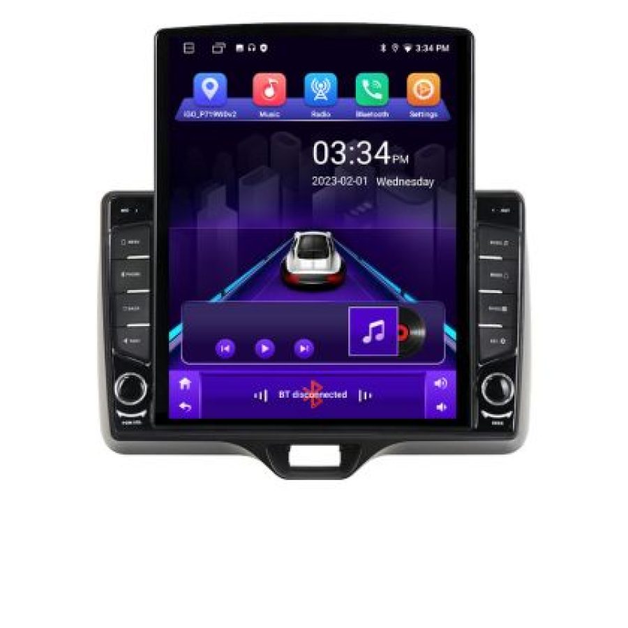 Navigatie Toyota Yaris 2020- Android radio gps internet quad core 2+32 ecran vertical 9.7" kit-yaris2020+EDT-E708 - imagine 6