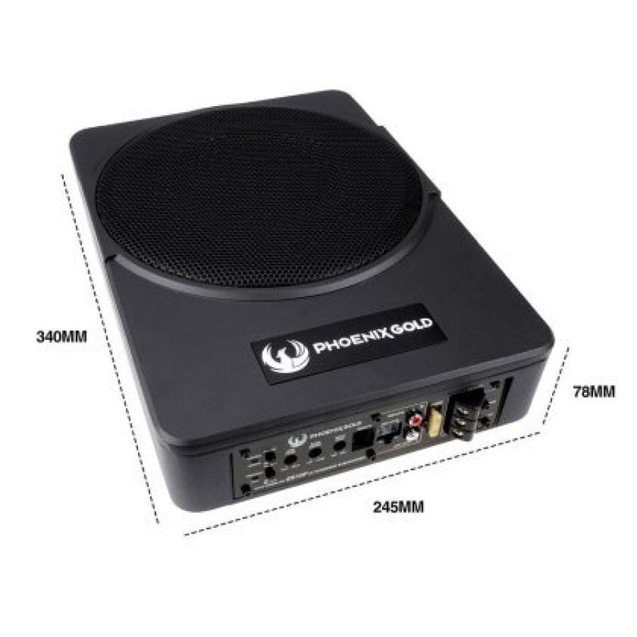 Subwoofer activ sub scaun Phoenix Gold ZR10P, 200 watts rms, 10” - imagine 10