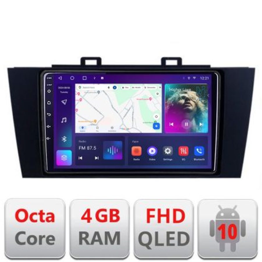 Navigatie Subaru Outback 2014-2019 B-OUTBACK5 Android Ecran QLED octa core 4+64 carplay android auto KIT-OUTBACK5+EDT-E309V3 - imagine 3