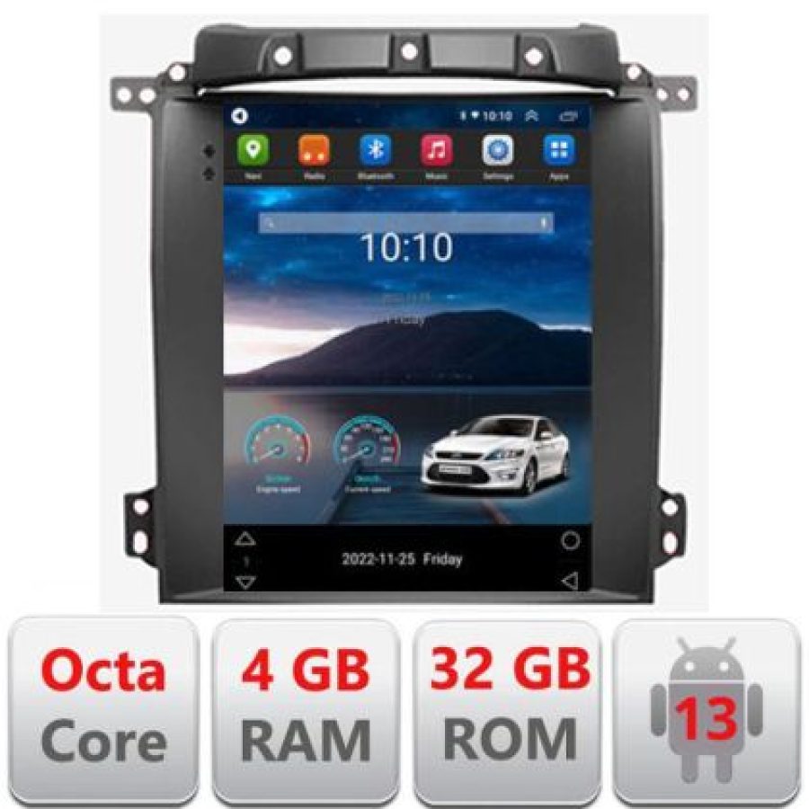 Navigatie tip Tesla Kia Sorento 2004-2008,Qled 9.7",Octacore,4Gb RAM,32Gb Hdd,4G,DSP,Carplay,Bluetooth - imagine 2