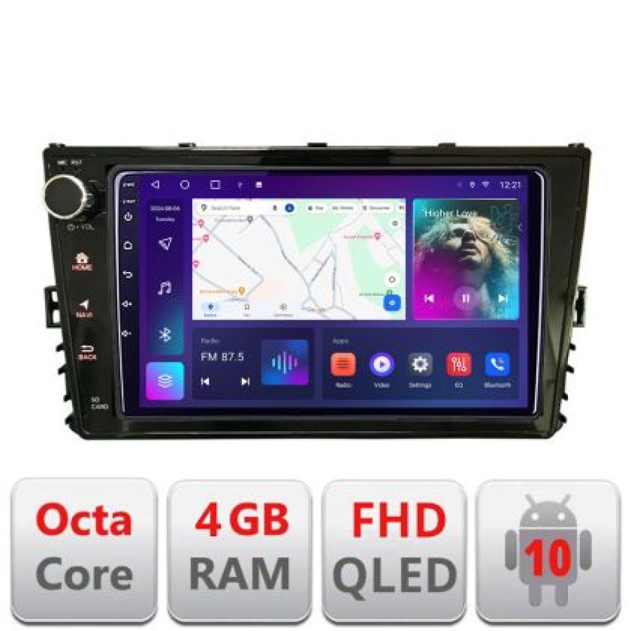 Navigatie VW masini dupa 2018  Android Ecran QLED octa core 4+64 carplay android auto kit-vw-universal-2018++EDT-E309V3 - imagine 3
