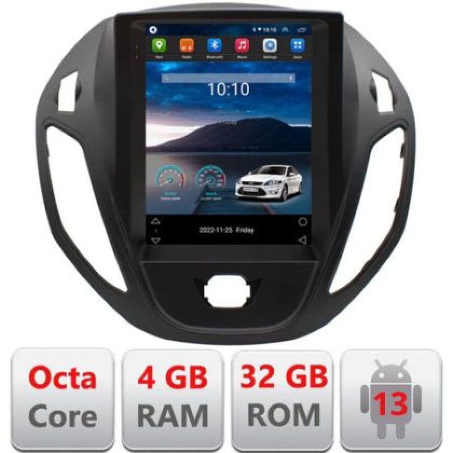 Navigatie tip Tesla Ford Transit Connect si Tourneo Connect,Qled 9.7",Octacore,4Gb RAM,32Gb Hdd,4G,DSP,Carplay,Bluetooth - imagine 2