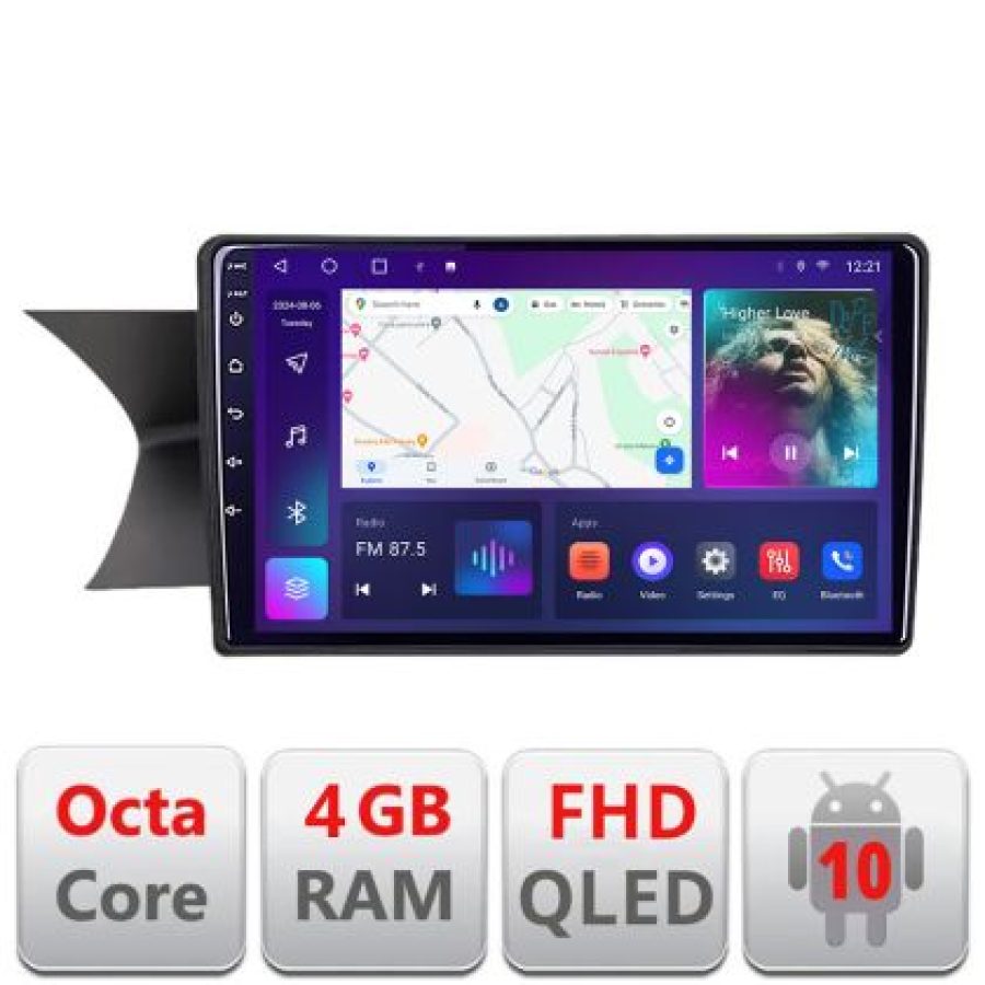 Navigatie Mercedes C W204 NTG4.5 2012-2015 Android Ecran QLED octa core 4+64 carplay android auto KIT-w204-N45+EDT-E309V3 - imagine 3
