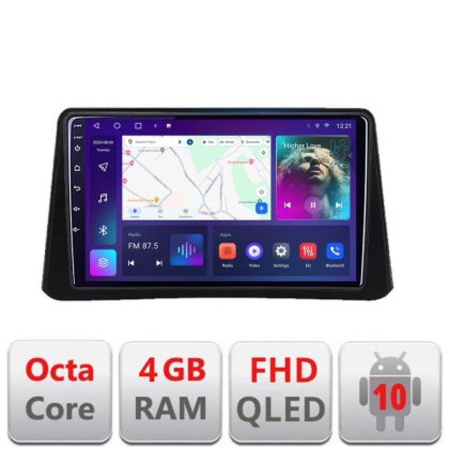 Navigatie Opel Mokka 2012-2016 B-MOKKA1 Android Ecran QLED octa core 4+64 carplay android auto KIT-MOKKA1+EDT-E309V3 - imagine 3