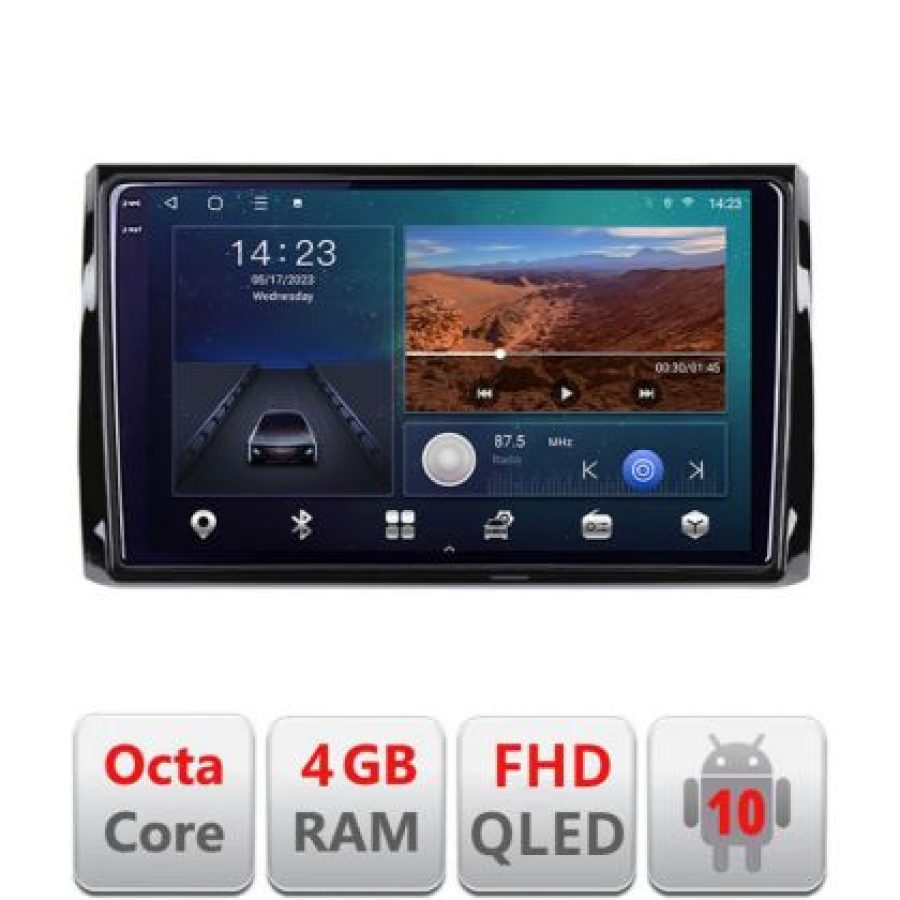 Navigatie Skoda Kodiaq B-KODIAQ Android Ecran QLED octa core 4+64 carplay android auto KIT-KODIAQ+EDT-E310V3 - imagine 2