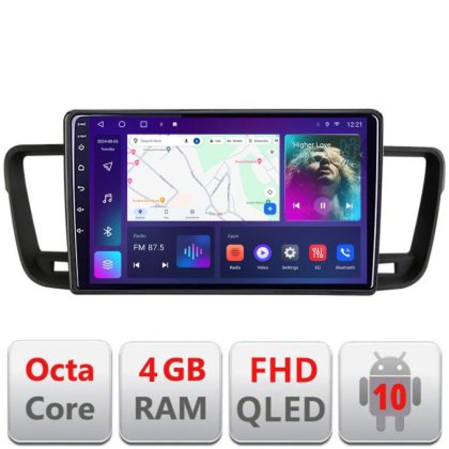 Navigatie Peugeot 508 B-5637 Android Ecran QLED octa core 4+64 carplay android auto KIT-5637+EDT-E309V3 - imagine 3