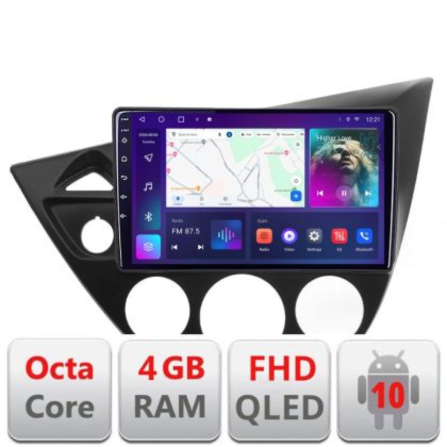 Navigatie Ford Focus 1 1998-2004 Android radio gps internet quad core 4+64 carplay android auto kit-focus1+EDT-E309v3 - imagine 3