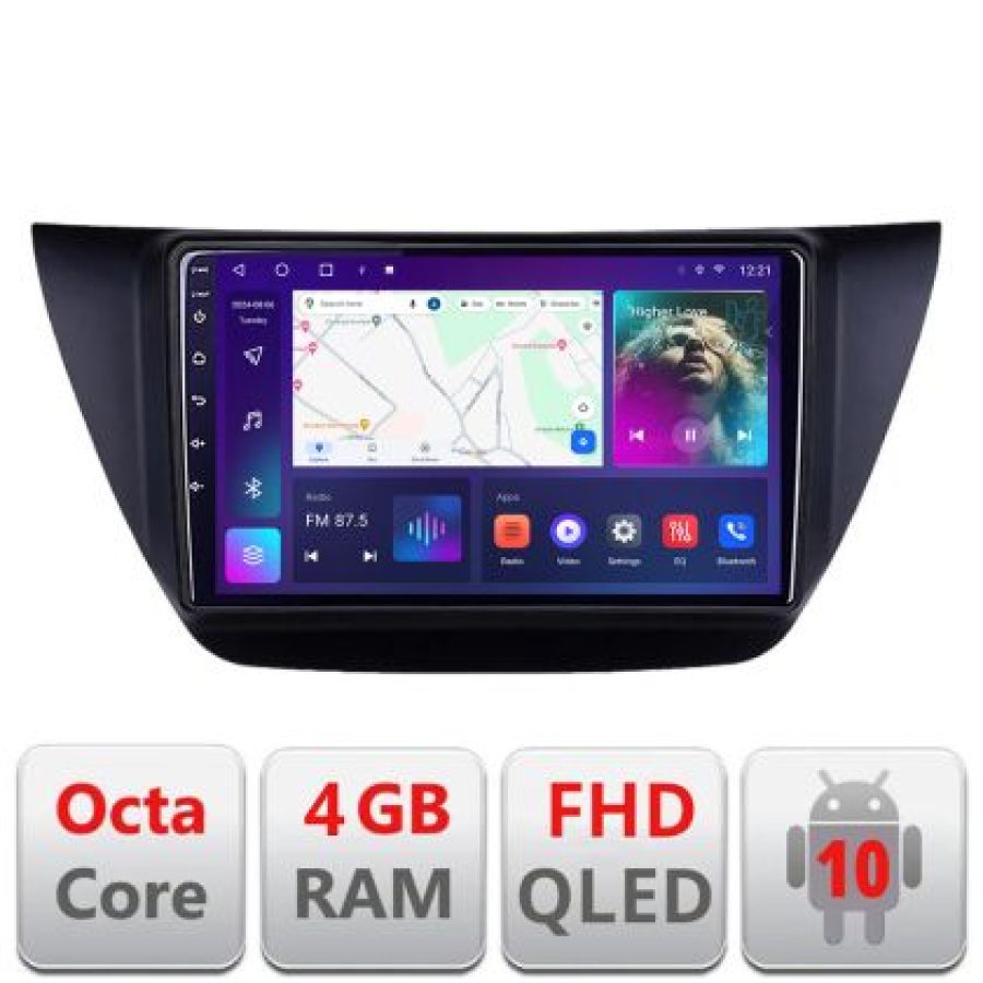 Navigatie Mitubishi Lancer 2001-2007 B-LANCER07 Android Ecran QLED octa core 4+64 carplay android auto KIT-lancer07+EDT-E309V3 - imagine 3