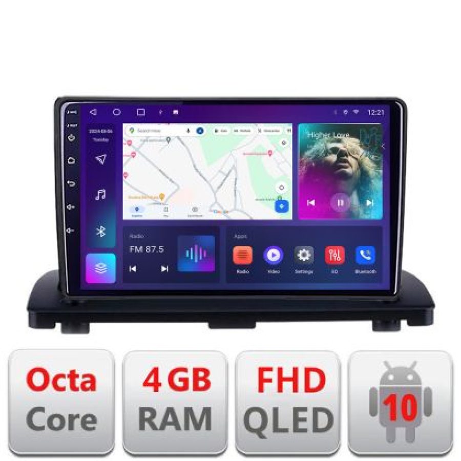 Navigatie Volvo XC90 B-173 Android Ecran QLED octa core 4+64 carplay android auto KIT-173+EDT-E309V3 - imagine 3
