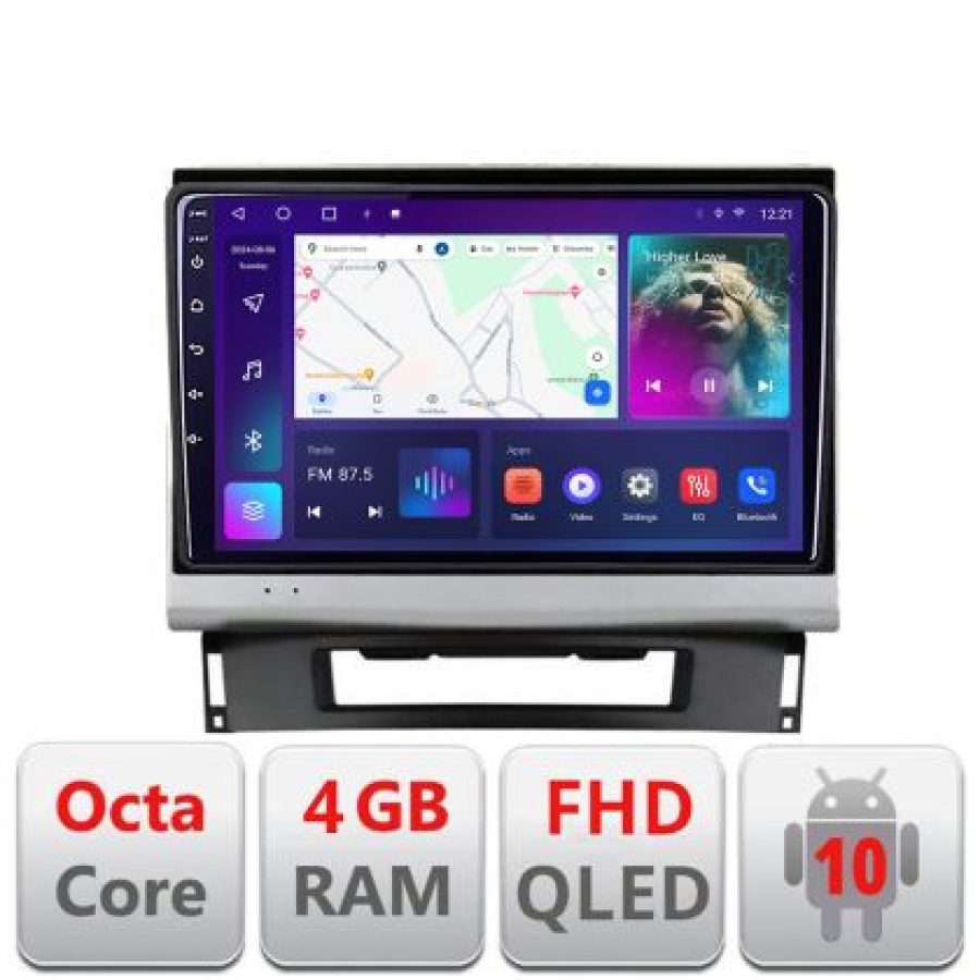 Navigatie Opel Astra J Quad Core B-072 Android Ecran QLED octa core 4+64 carplay android auto KIT-072+EDT-E309V3 - imagine 3