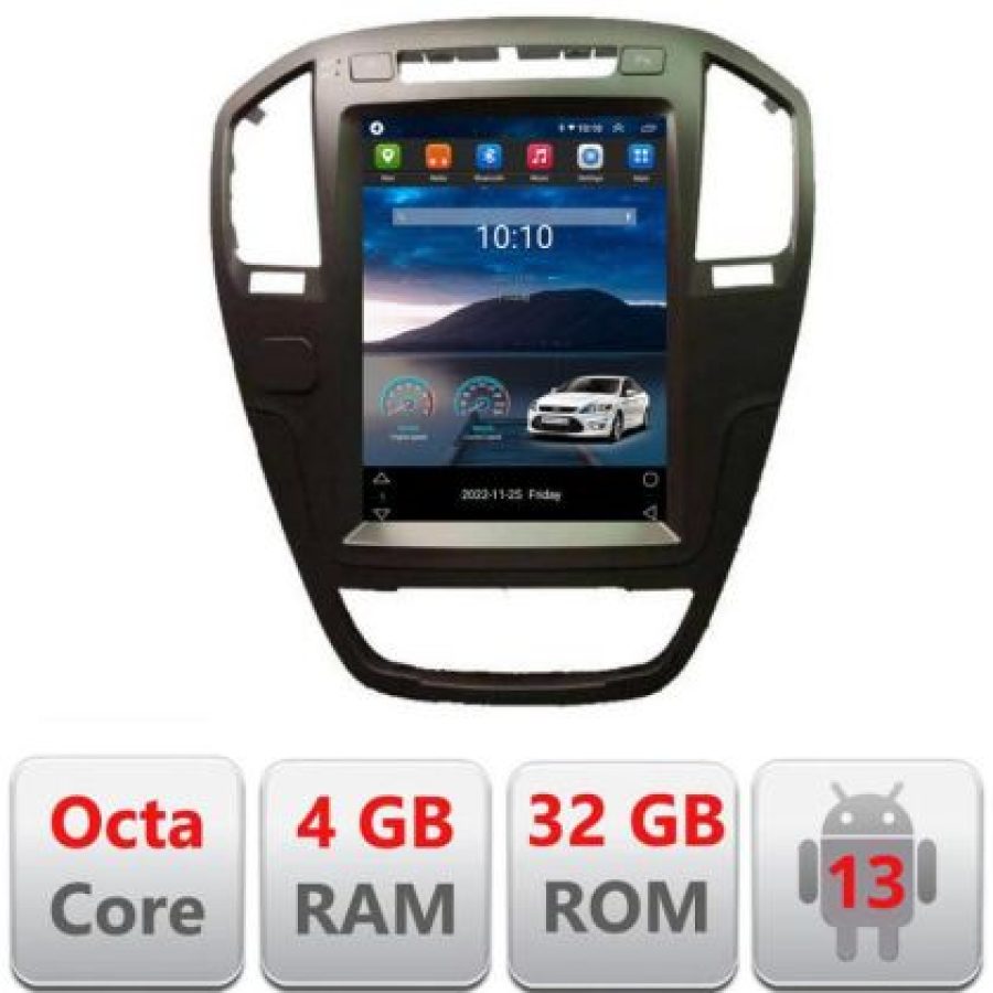 Navigatie tip Tesla Opel Insignia 2009-2013 radio gps internet 8Core 4G carplay android auto 4+32 kit-tesla-114+EDT-E4 - imagine 2