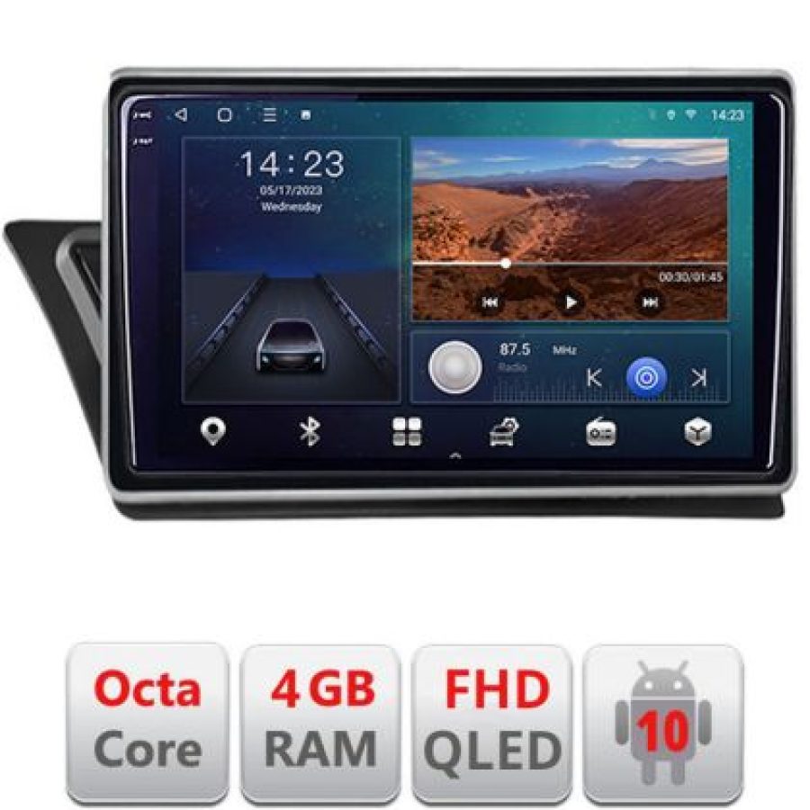 Navigatie Audi Q5 2008-2016 NON-MMI B-Q5 Android Ecran QLED octa core 4+64 carplay android auto KIT-Q5+EDT-E310V3 - imagine 2