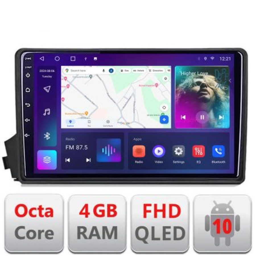 Navigatie Ssangyong Kyron Actyon B-158 Android Ecran QLED octa core 4+64 carplay android auto KIT-158+EDT-E309V3 - imagine 3