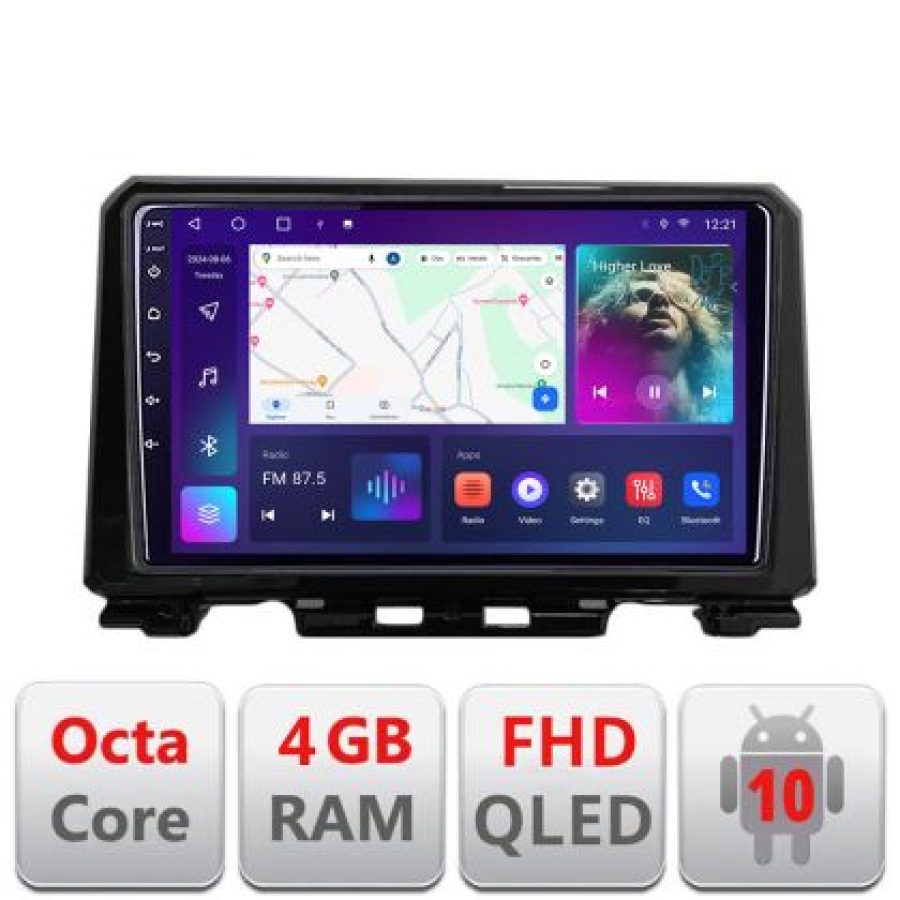 Navigatie Suzuki Jimny 2018- B-JIMNY Android Ecran QLED octa core 4+64 carplay android auto KIT-JIMNY+EDT-E309V3 - imagine 3
