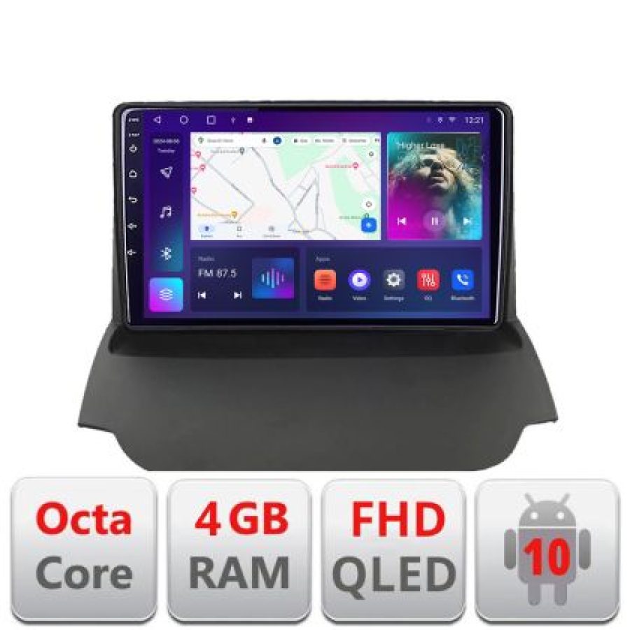 Navigatie Ford Ecosport 2013-2016 B-232 Android Ecran QLED octa core 4+64 carplay android auto KIT-232+EDT-E309V3 - imagine 3