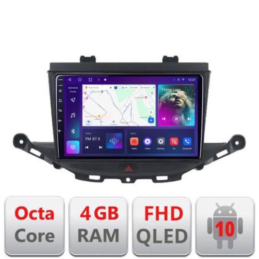 Navigatie Opel Astra K B-ASTRAK Android Ecran QLED octa core 4+64 carplay android auto KIT-ASTRAK+EDT-E309V3 - imagine 3