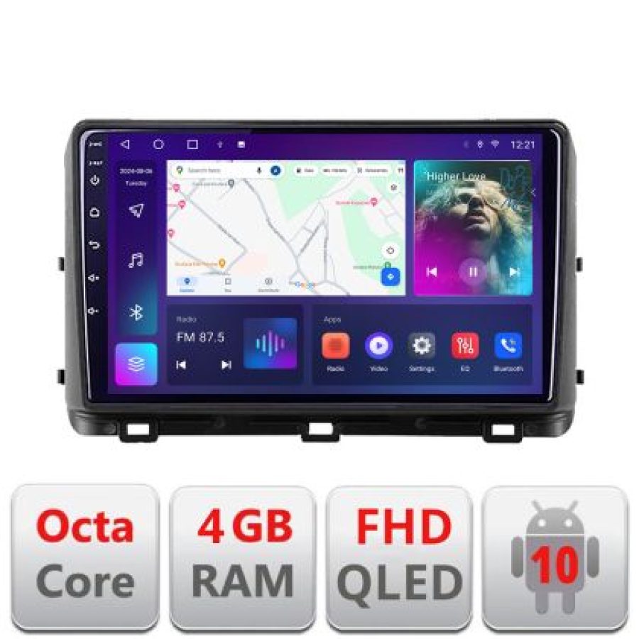 Navigatie Kia Ceed 2020-  Android Ecran QLED octa core 4+64 carplay android auto kit-ceed20+EDT-E309V3 - imagine 3