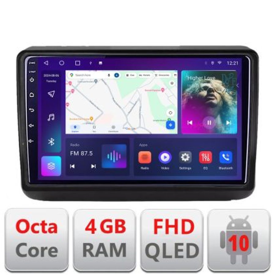 Navigatie Jeep Grand Cherokee 2014-2019 B-JGG Android Ecran QLED octa core 4+64 carplay android auto KIT-JGG+EDT-E309V3 - imagine 3