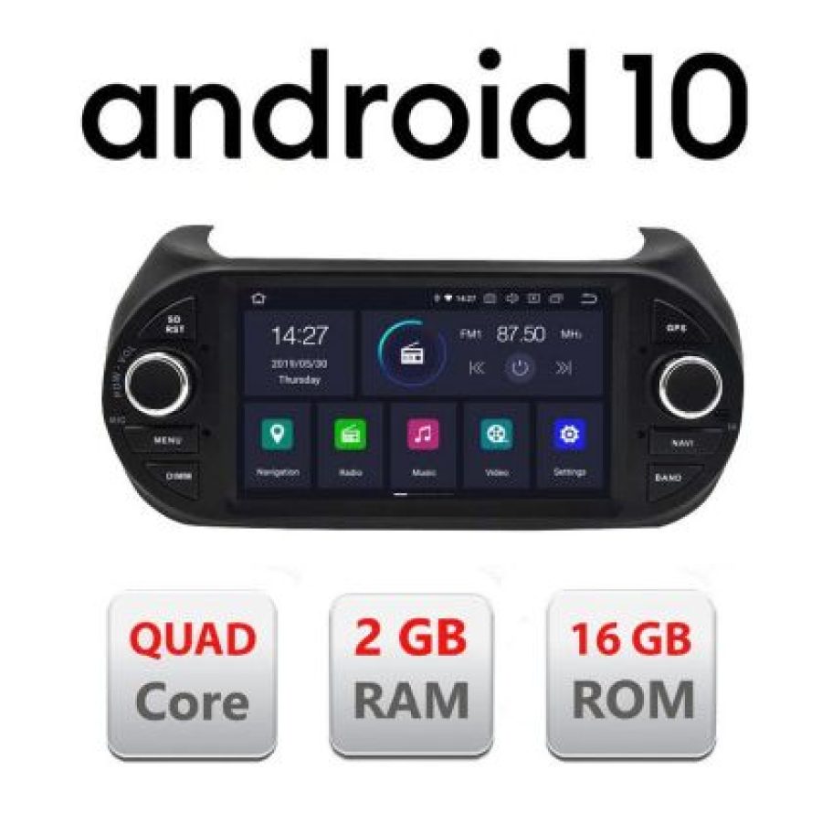 Navigatie Fiat Fiorino 2008- EDT-G767 cu Android ecran tactil capacitiv Bluetooth Internet GPS v2 - imagine 3