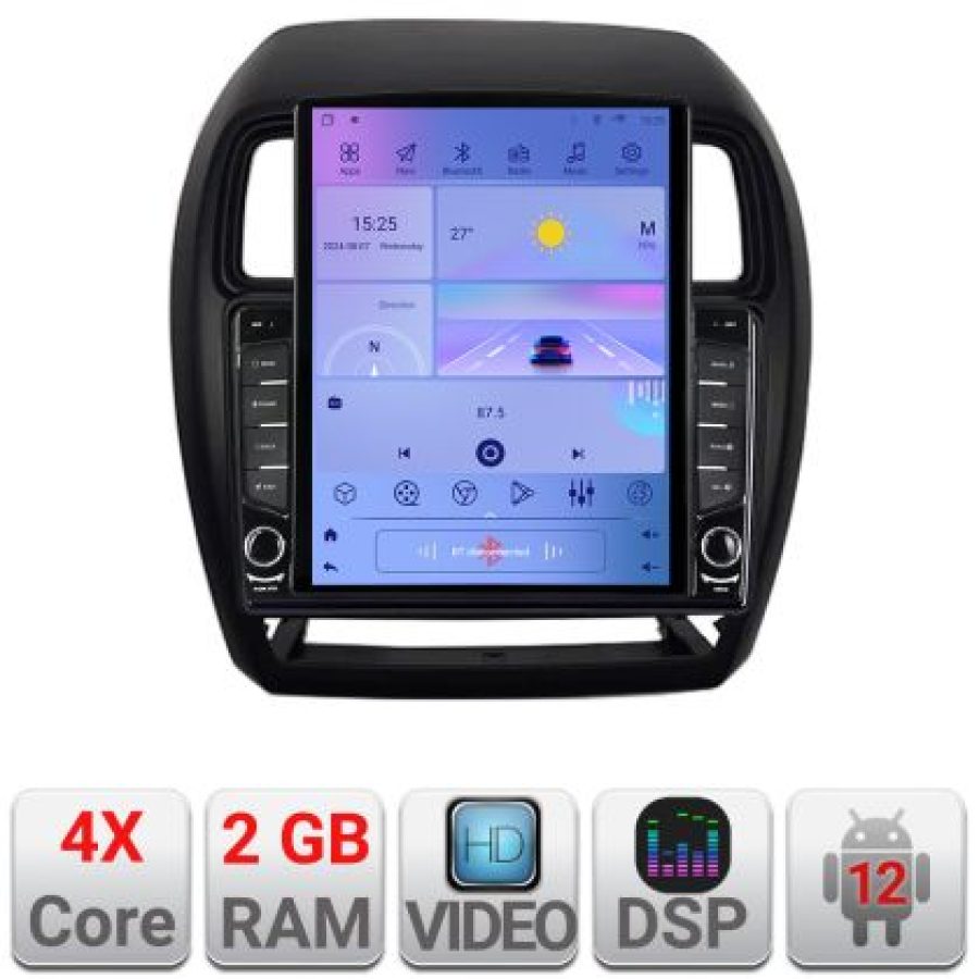 Navigatie Peugeot 4008 2012-2018 Android radio gps internet quad core 2+32 ecran vertical 9.7" Kit-026-facelift+EDT-E708 v1 - imagine 5