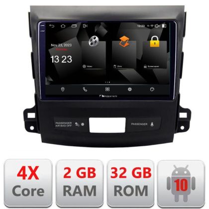 Navigatie Mitsubishi Outlander 2010 5230-056 Android Ecran 720P Quad Core 2+32 carplay android auto v2 - imagine 3