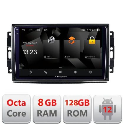 Navigatie Chrysler Jeep 5960Pro-202 Android Octa Core Qualcomm 2K Qled 8+128 DTS DSP 360 4G Optical v3 - imagine 3