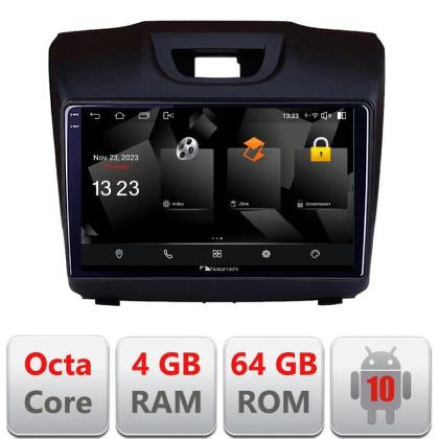 Navigatie Isuzu D-Max Quad Core 5510-2234 Android Octa Core 720p 4+64 DSP 360 camera carplay android auto v1 - imagine 3