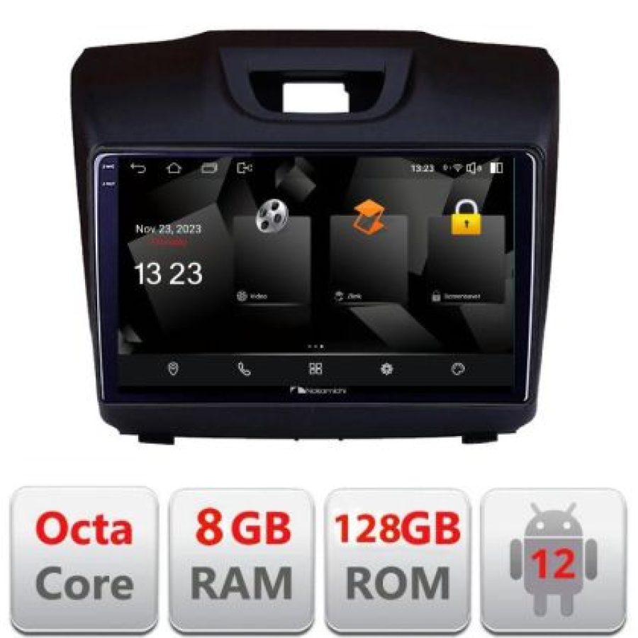 Navigatie Isuzu D-Max Quad Core 5960Pro-2234 Android Octa Core Qualcomm 2K Qled 8+128 DTS DSP 360 4G Optical v1 - imagine 3