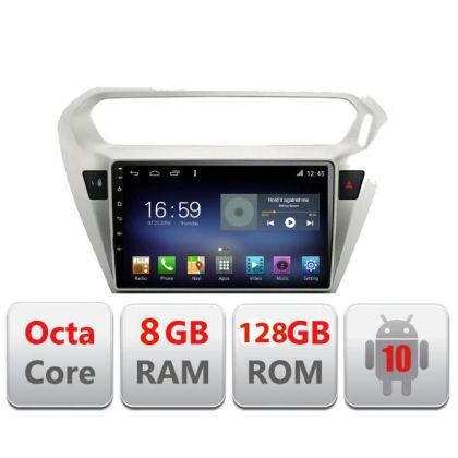 Navigatie Citroen C-Elisee F-301 Octa Core cu Android Radio Bluetooth Internet GPS WIFI DSP 8+128GB 4G v1 - imagine 3