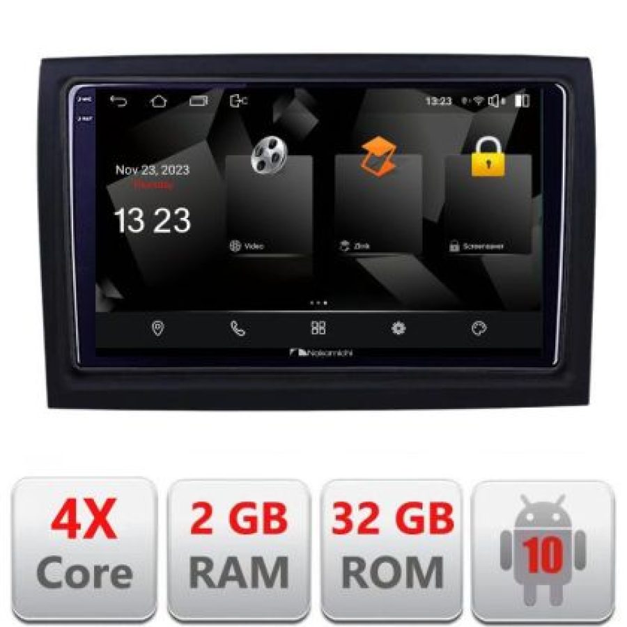 Navigatie Fiat ducato 2006- 5230-DUCATO Android Ecran 720P Quad Core 2+32 carplay android auto v1 - imagine 3