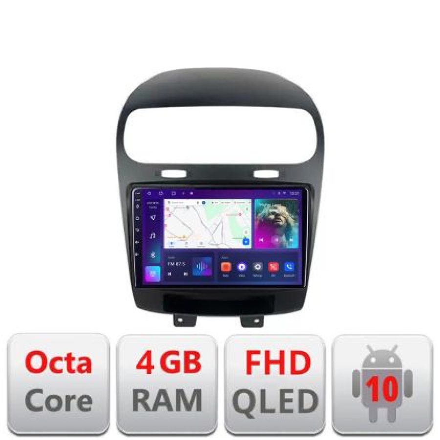Navigatie Fiat Freemont Dodge Journey 2012-2019 Android Ecran QLED octa core 4+64 carplay android auto KIT-freemont+EDT-E309V3 v1 - imagine 3