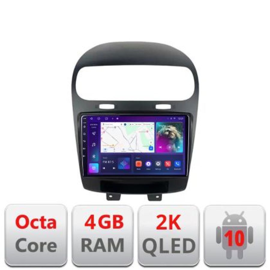 Navigatie Fiat Freemont Dodge Journey 2012-2019 Android Octa Core Ecran 2K QLED GPS 4G 4+32GB 360 KIT-freemont+EDT-E409-2K v1 - imagine 4