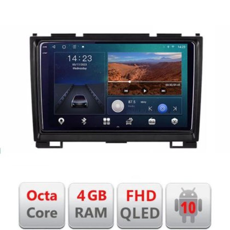 Navigatie Hummer H2 intre anii 2008-2009 Android Ecran QLED octa core 4+64 carplay android auto KIT-H2+EDT-E310V3 v3 - imagine 2